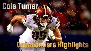 Cole Turner Highlights | Commanders 2022 \u0026 2023 Preseason | Cole Turner Rookie Highlights