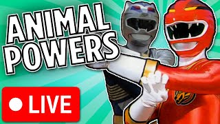 Power Rangers are sometimes animals...