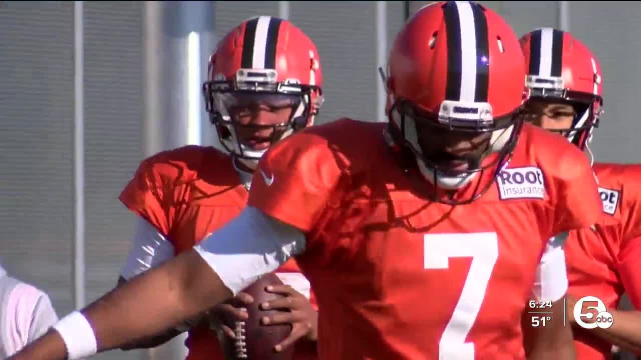 Browns QB Jacoby Brissett Nears Last Game As Starter - YouTube