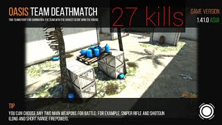 27 kills OASIS team death match l Modern Strike Online : PvP FPS