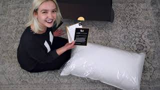 Luxe Pillow Down Alternative Pillow Unboxing + Review