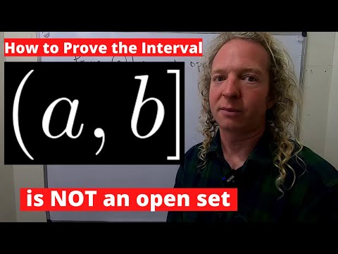 Is R an open interval?