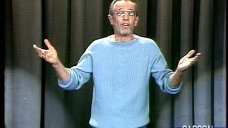 George Carlin Stand Up Comedy Routine on Johnny Carson's Tonight Show, 1986