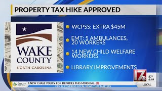 Wake County commissioners approve tax increase for 2020 budget