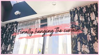 HOME PROJECT DAY | We have Curtains!organizing fridge using Nitori storage , 3 coins hauls💕|Vlog376