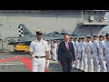 Australian PM Anthony Albanese receives guard of honour onboard INS Vikrant