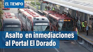 Al menos 5 personas fueron atracadas en TransMilenio cerca al Portal El Dorado | El Tiempo