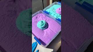 Adding color to a snow fizz slime!