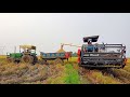 kubota harvester deep mud working 🔥 | Kubota harvester working | kubota new harvester