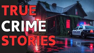 Disturbing True Crime Stories For Sleep With Rain Sound | Black Screen | Vol. 25