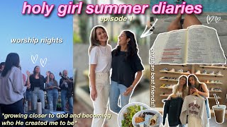 HOLY GIRL SUMMER DIARIES: days with Christian friends, thrifting, and waiting on God's timing!