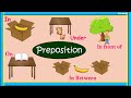 Preposition |Preposition English Grammar Words | Learn Preposition Words with Example - Kids Entry