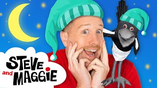 Steve and Maggie Bedtime Routine Funny Story for Kids | Goodnight and Sweet Drea