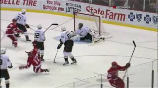 Mike Modano First Goal as a Red Wing 10/8/10 vs Anaheim