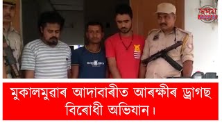 মুকালমুৱাৰ আদাবাৰীত আৰক্ষীৰ ড্ৰাগছ বিৰোধী অভিযান || Samay Assam ||