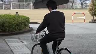 自転車の安全部門　優秀賞「ながら運転禁止！」