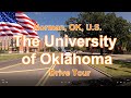 The University of Oklahoma, Norman, OK, U.S./10 Min Drive Tour with Relaxing Guitar Music