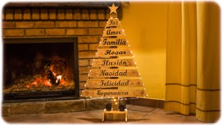 ▶️ Cómo Hacer Árbol de Navidad de Madera 🎄 DIY Christmas Tree