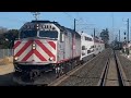 Caltrain RFW on Baby Bullet train #705. Hillsdale to SF. HORN MIGHT!!!!! 7/24/24