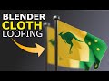 Blender: Loop Cloth Simulations | The EASY Way