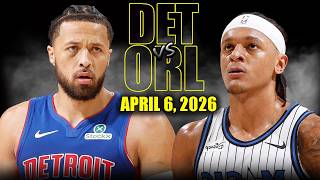 Detroit Pistons vs Orlando Magic Full Game Highlights – April 6, 2026 | NBA Season