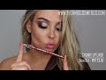 technic cosmetics christmas glitter palette tutorial