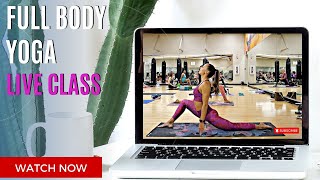 FULL BODY YOGA  FLOW - 55 minute Live Yoga Class | Juliette Wooten