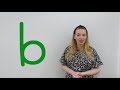 b phonics lesson introduction and revision