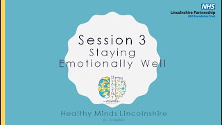 Part3- 'A survival guide to change’ online workshop- Healthy Minds Lincolnshire