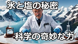 【#雑学】なぜ氷に塩をかけると早く溶けるのか？