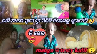 ରାତି ଅଧରେ କି ପାଲା ଚାଲିଛି 🤣🤣||ବୋପା ପୁଅଙ୍କ ରାତିଅଧିଆ ଗେଲ ସାଙ୍ଗକୁ mango ର testy kulfi 🤤#archanamishra