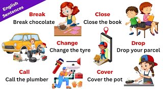 200 Action Verbs In English With Sentences | Action Verbs For Beginners | Daily Sentences