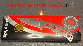 Spyderco mule team 2 unboxing !