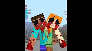 i Found Horror Steve and Alex 😱 #minecraft #shorts