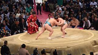 4K　九州場所　千秋楽　玉鷲　北勝富士　hokutofuji tamawashi