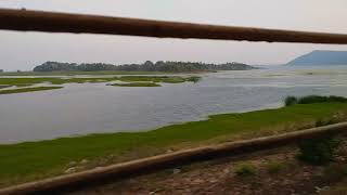 Chilika lake View from Train | ଟ୍ରେନ୍ ରୁ ଚିଲିକା ହ୍ରଦ ର ଦୃଶ୍ଯ