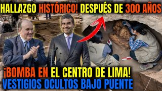 Hallazgo Histórico después de 300 Años, Gerente de PROLIMA Habla sobre Nuevos Proyectos