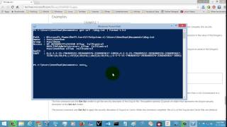 Windows Powershell Tutorial : Set-Acl