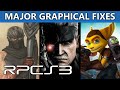 RPCS3 - Major Graphical Improvements in MGS4, inFamous 1-2, Ninja Gaiden, R&C Future, and more!