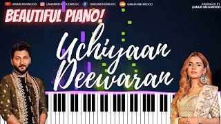 Uchiyaan Deewaran - Bilal Saeed, Momina Mustehsan (PIANO TUTORIAL) | BAARI 2 | Umair Mehmood