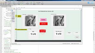 Watermarking image using LSB algorithm