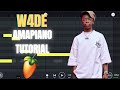 How To Make Amapiano Like W4DE From Scratch | FL Studio Mobile Tutorial