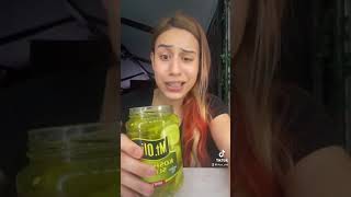 Trying Cotton Candy Pickles