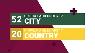 QLD City vs Country U17 Boys - 2021 highlights