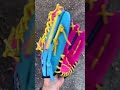 sky blue pink and yellow rico glove softball softballlife baseball baseballglove