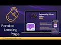 Parallax Landing Page - Rellax.js