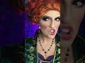 Another Glorious Morning... | Winifred Sanderson Hocus Pocus Halloween Costume Makeup Idea #shorts