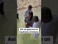 Así nos gozamos en un bautismo Cristiano ✝️