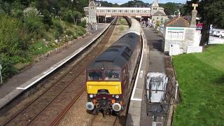 West Coast Rail, 57601, departs Torquay with 'The Statesman' railtour