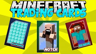 Minecraft Mods || TRADING CARDS!!! || Notch vs Herobrine!!! || Mod Showcase [1.7.10]